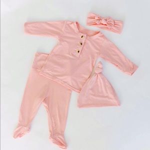 Baby Girl Bamboo Newborn Bundle